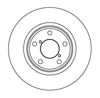 NF PARTS stabdžių diskas 204412NF